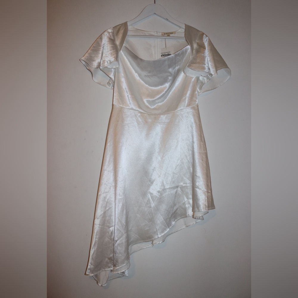 Morrisday the Label | Satin Mini Assymetrical Dress